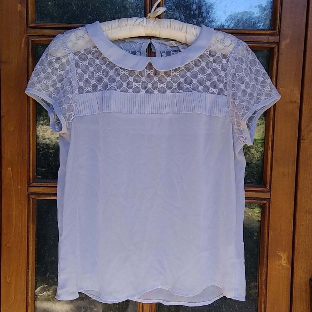 Sheer/lace blouse